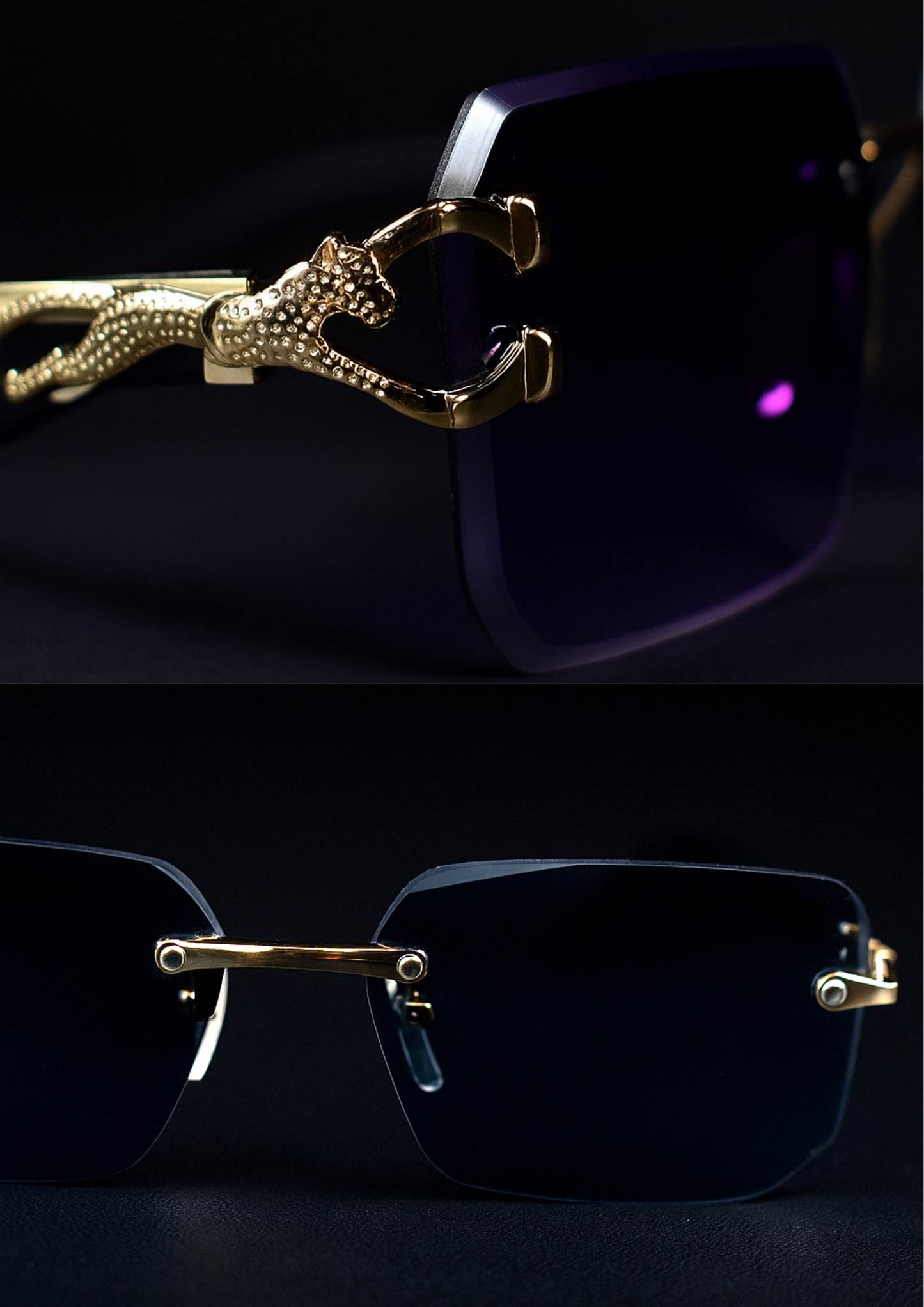 2 in 1 Luxury Frameless Glasses