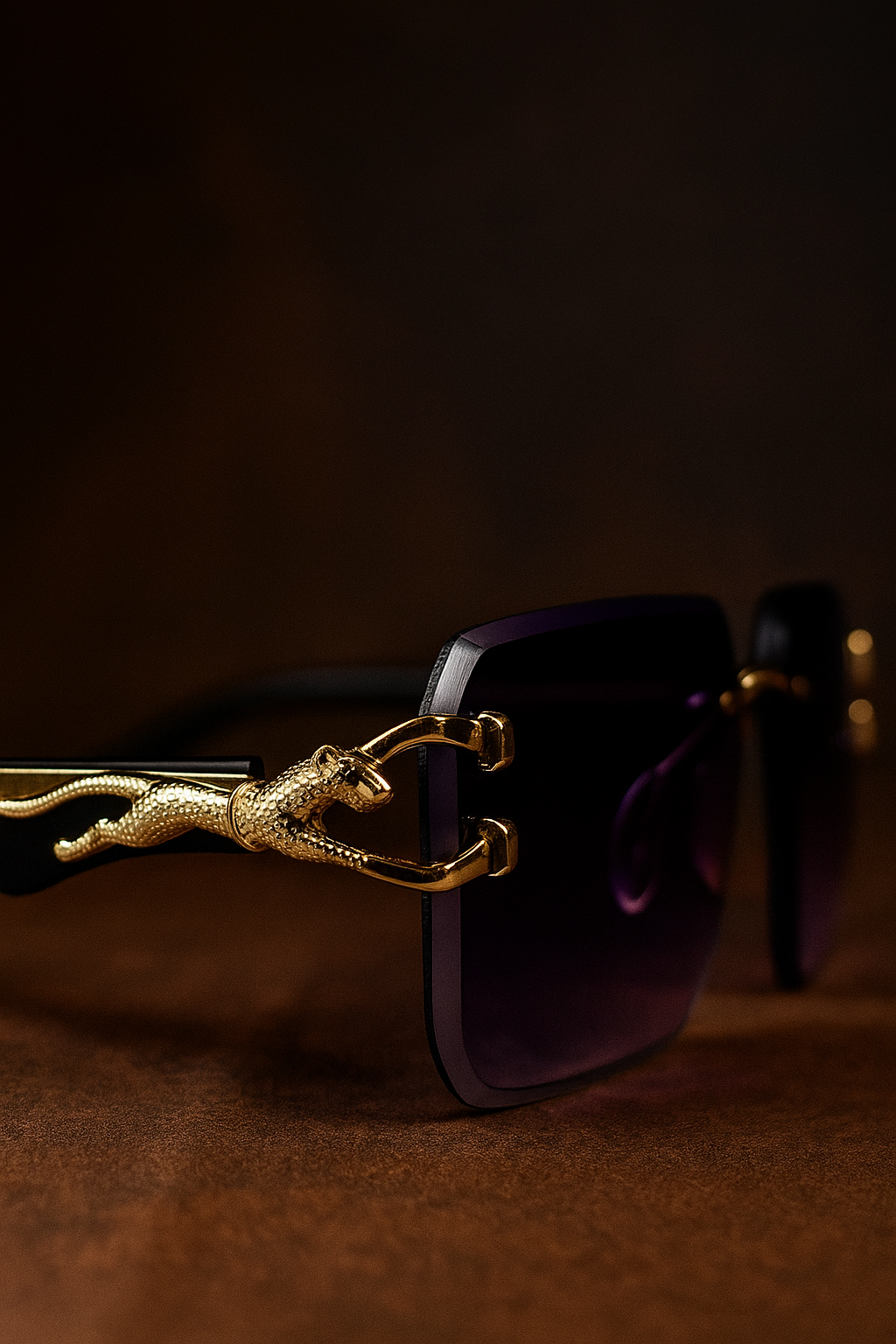 Classic Frameless Sunglasses for Men