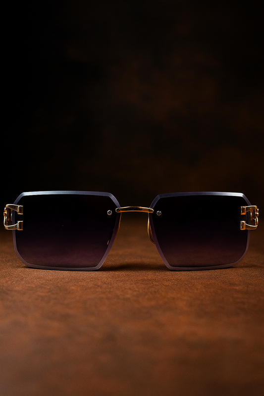 Classic Frameless Sunglasses for Men