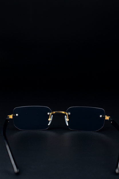 Stylish Rimless Sunglasses with Clear Vision