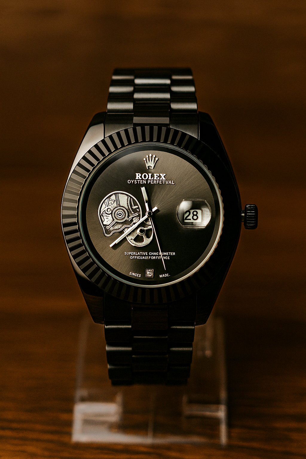 Premium Rolex Men’s Black Wristwatch
