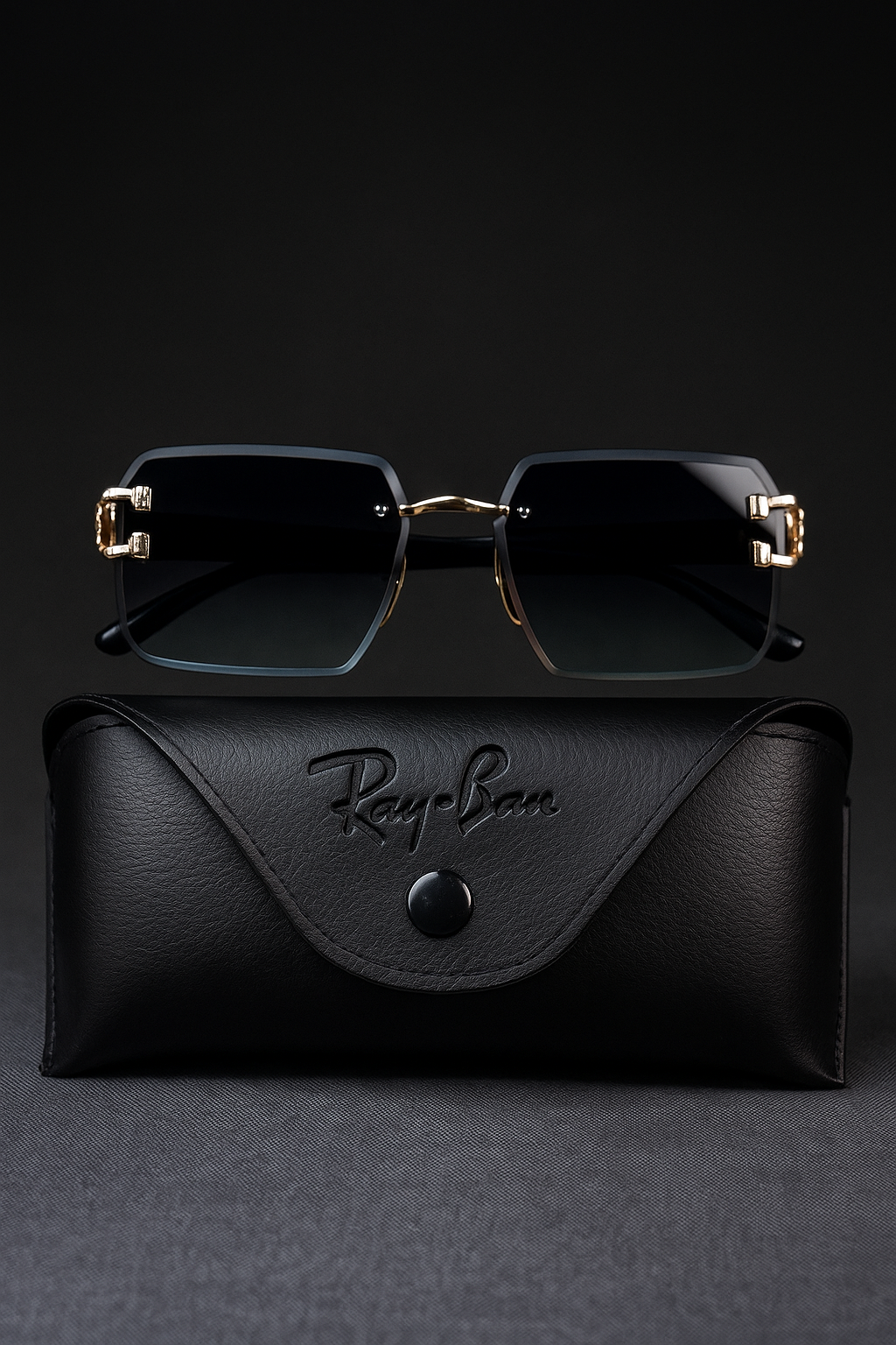 Luxury Frameless Sunglasses for Modern Style