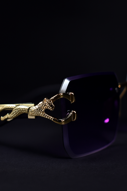 Frameless Crystal Clear Sunglasses for Men