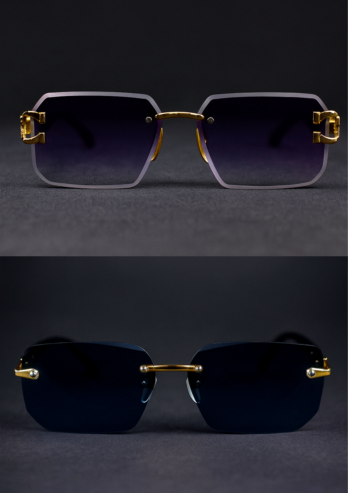 2 in 1 Luxury Frameless Glasses